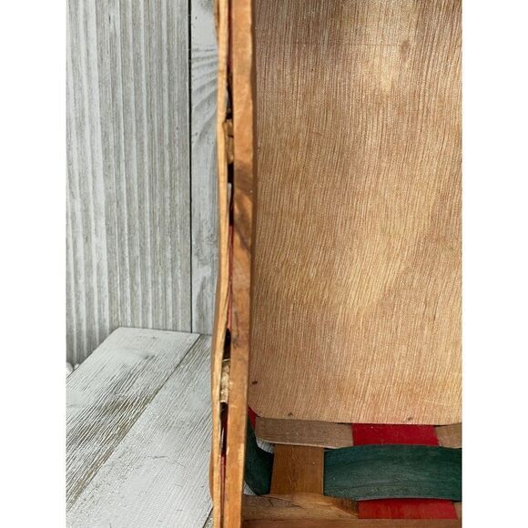 Wooden Christmas Stars Square Basket - Picture 8 of 8